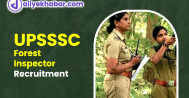 UPSSSC Forest Inspector Recruitment